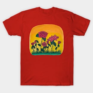 Roses at Dawn, Good Morning T-Shirt